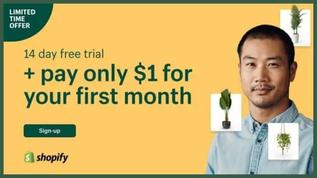 Shopify à 1 $ le premier mois Offre spéciale [mois] [année]